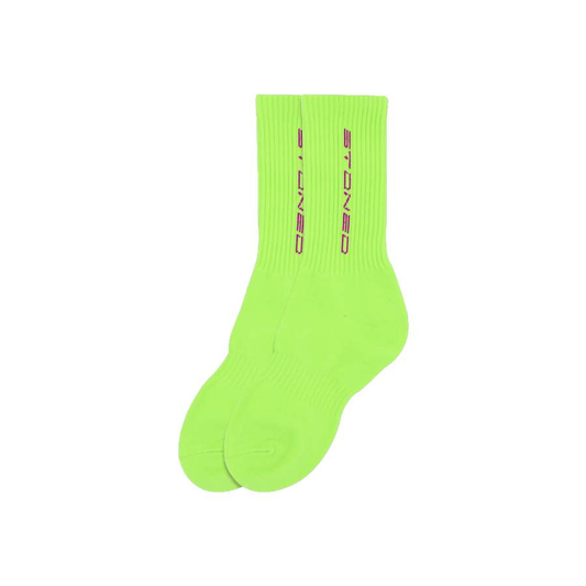 INCANDESCENCE FIRE CREW SOCKS NEON GREEN