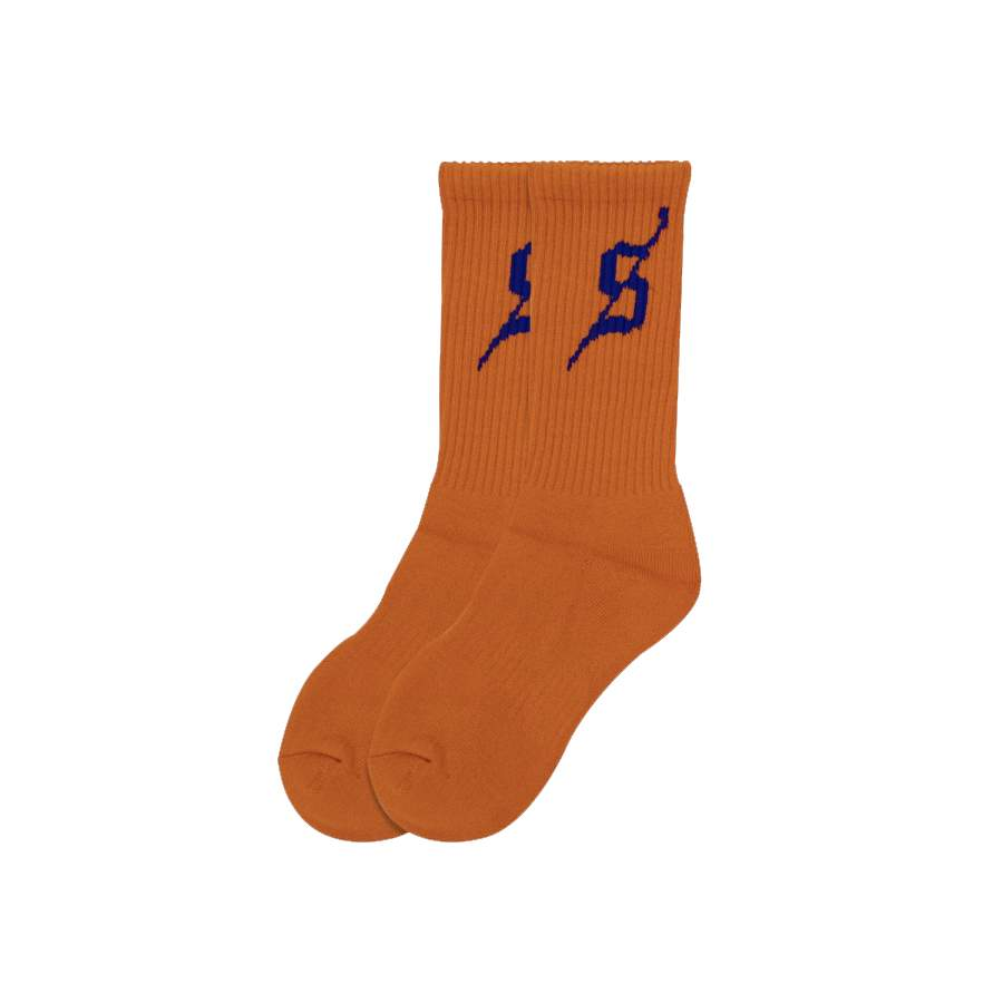 INCANDESCENCE FIRE CREW SOCKS NEON ORANGE