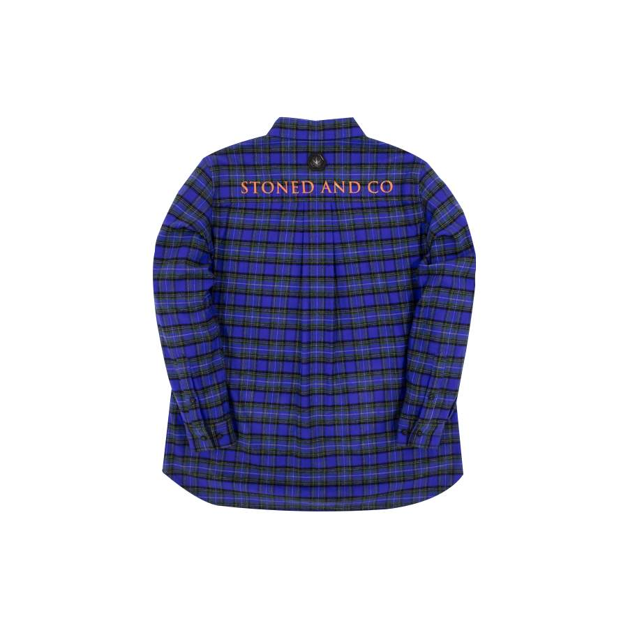 INCANDESCENCE LIGHT FLANNEL SHIRT BLUE