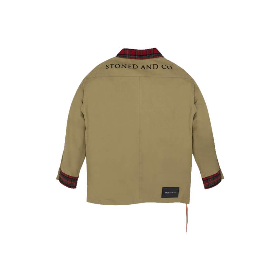 INCANDESCENCE LIGHT SHIRT JACKET BROWN