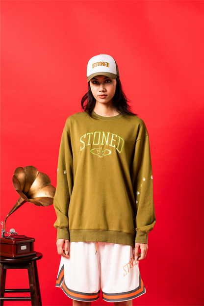 Stoned Universe : Logo Tee L/S Green