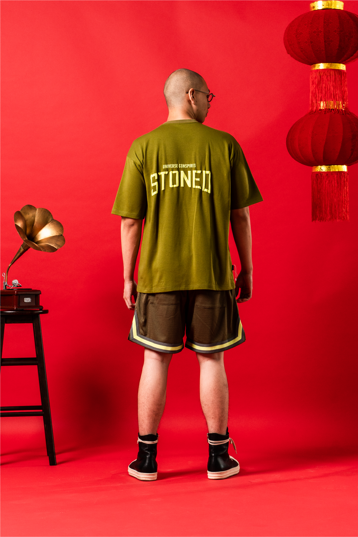 Stoned Universe : Conspire Tee Green