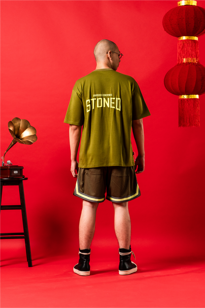 Stoned Universe : Conspire Tee Green