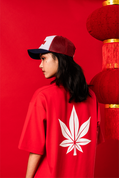 Stoned Universe : Maple Logo Tee Red