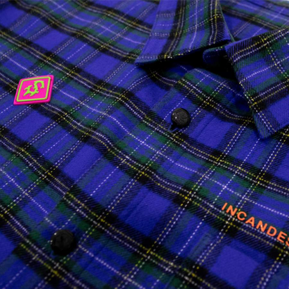 INCANDESCENCE LIGHT FLANNEL SHIRT BLUE