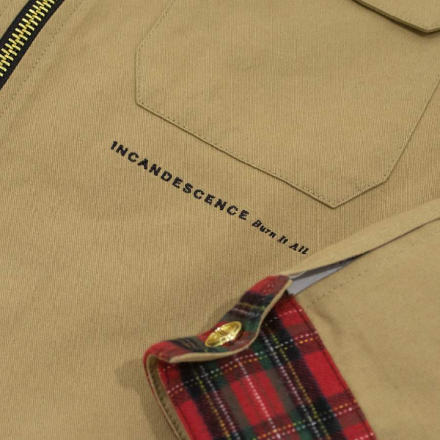 INCANDESCENCE LIGHT SHIRT JACKET BROWN