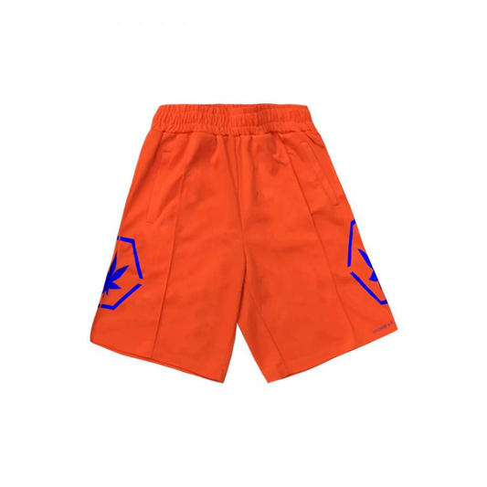 STONED & CO. GROUP SHORT PANTS NEON ORANGE